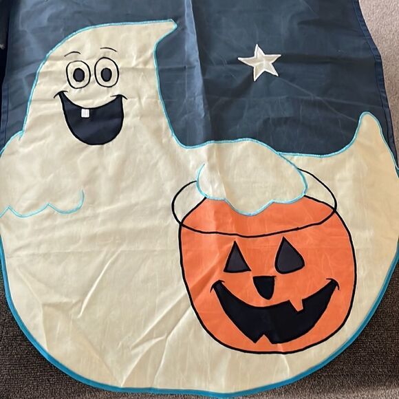 Halloween Large Ghost & Pumpkin Night Theme Flag- - Picture 12 of 13
